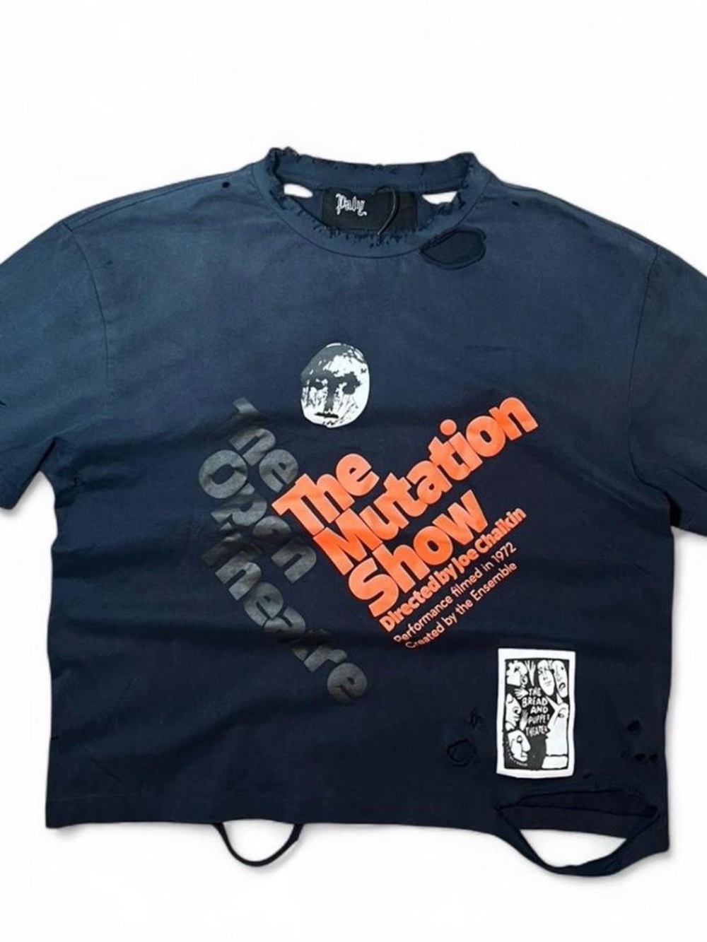 Paly The Mutation Show Graphic Tee - Black with Orange Print